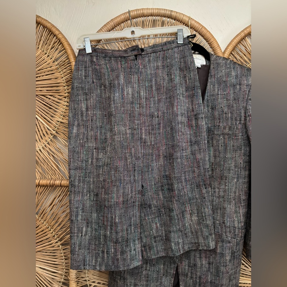 Vintage Christian Dior Skirt & Blazer Suit - Picture 7 of 11